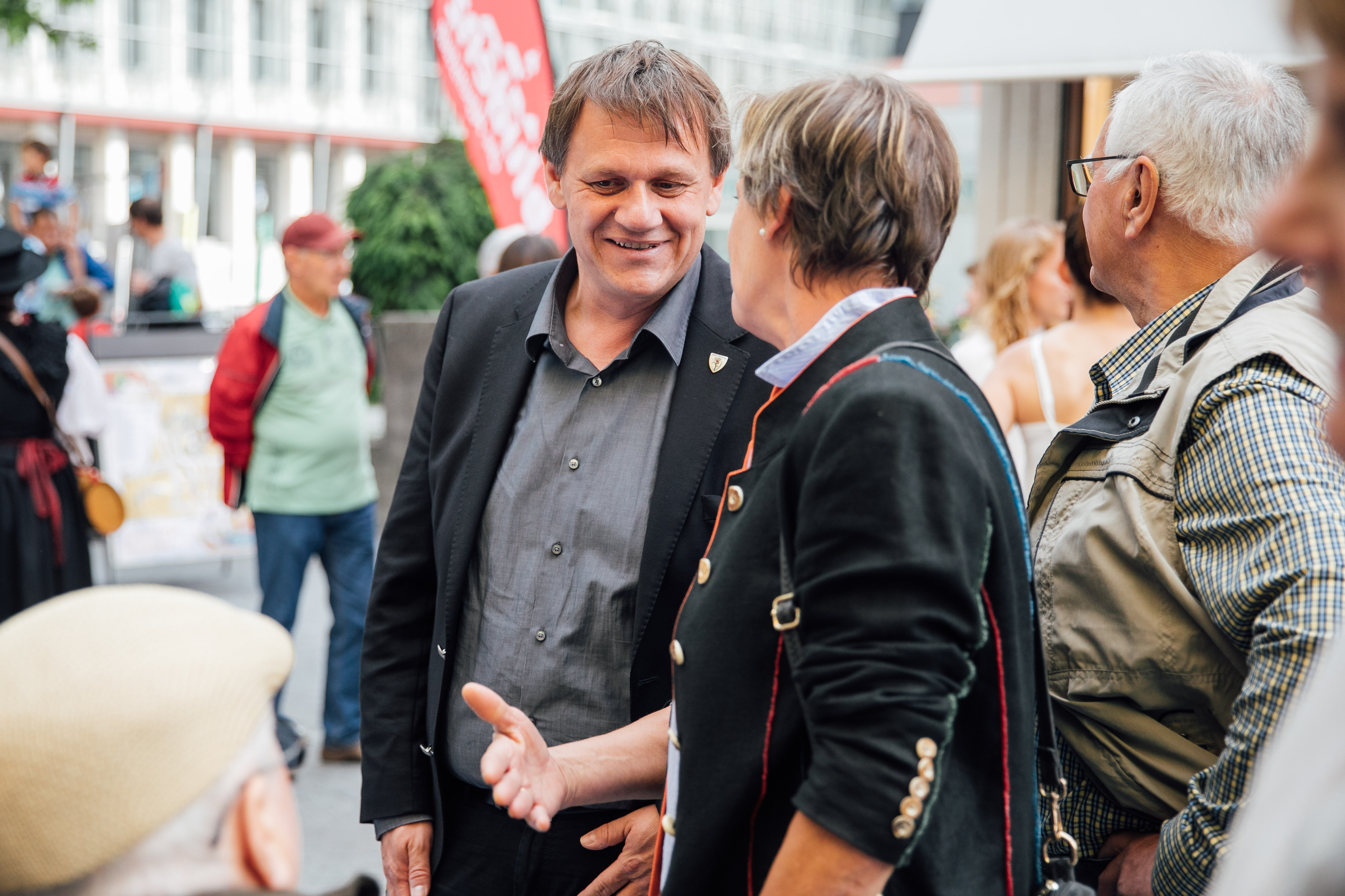 Zuhören und Gespräche führen: Das ist der erste Ansatz von Bürgerbeteiligung. (Foto: Pascal Hefti)